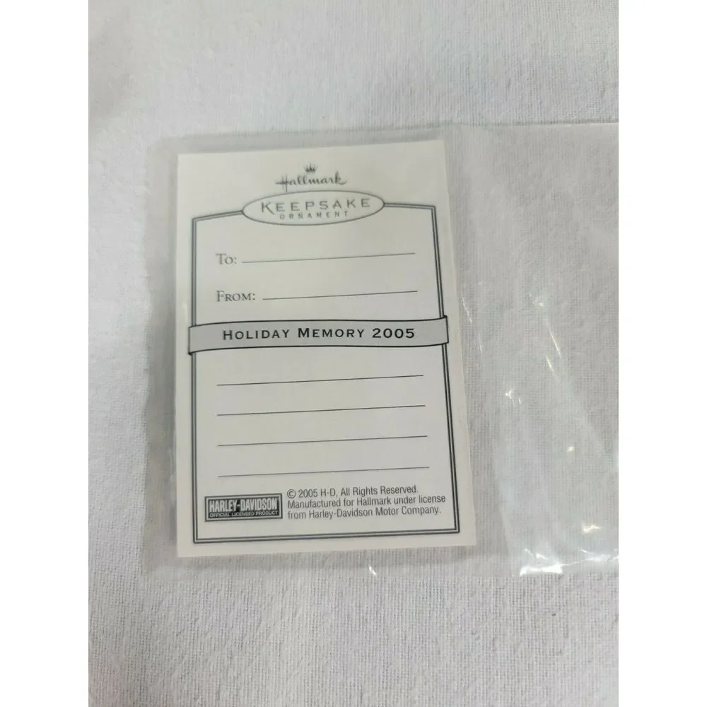 Harley Davidson 2000 Softtail Deuce Motorcycle‎ Christmas Ornament by Hallmark